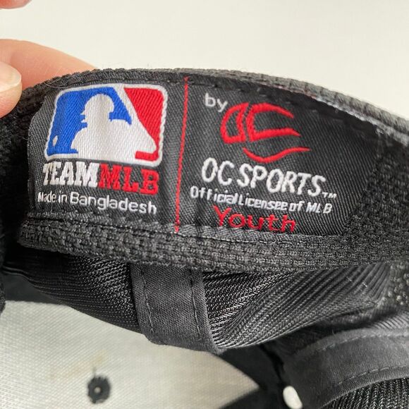 MLB White Sox Baseball Cap Black Hat Youth OC Sports - Picture 4 of 4